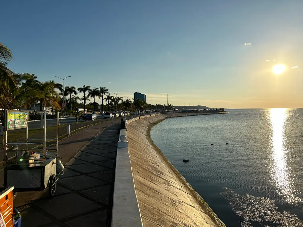 Campeche stad: gekleurde koloniale haven van Yucatán