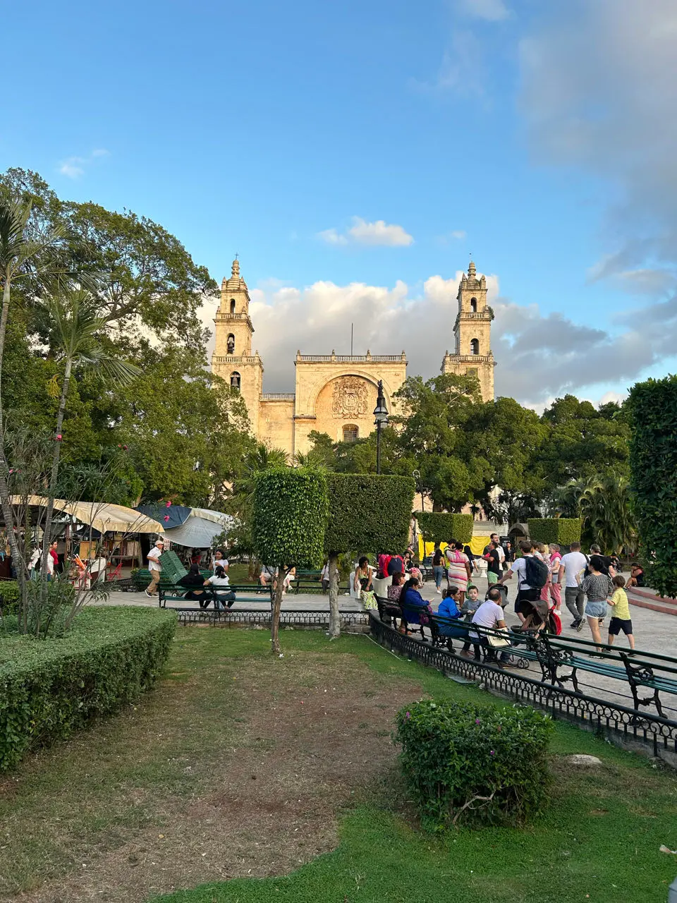Plaza Grande in Mérida op zondagavond (mijn favoriete avond van de week)