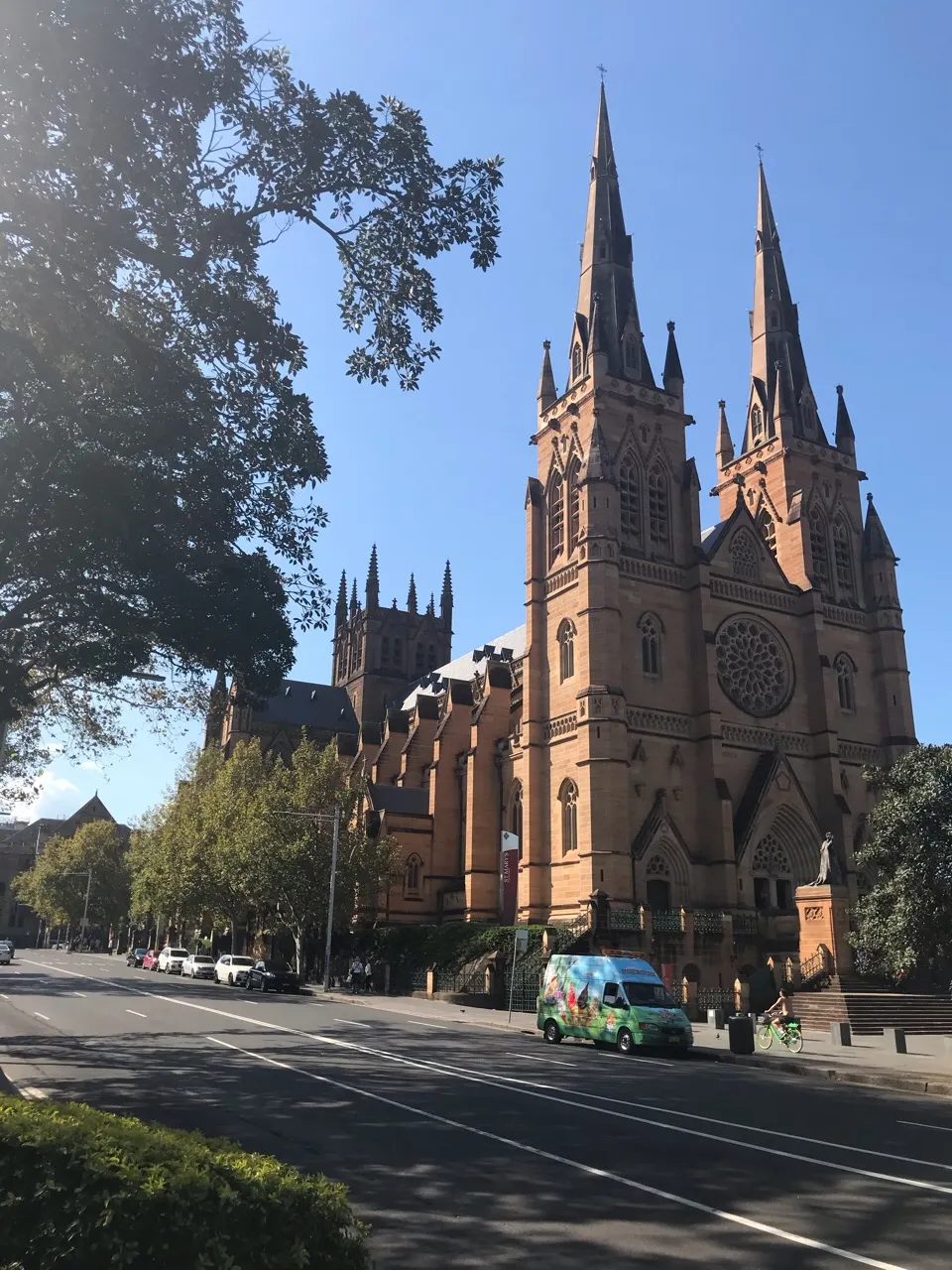De St Mary's Cathedral in het centrum van Sydney