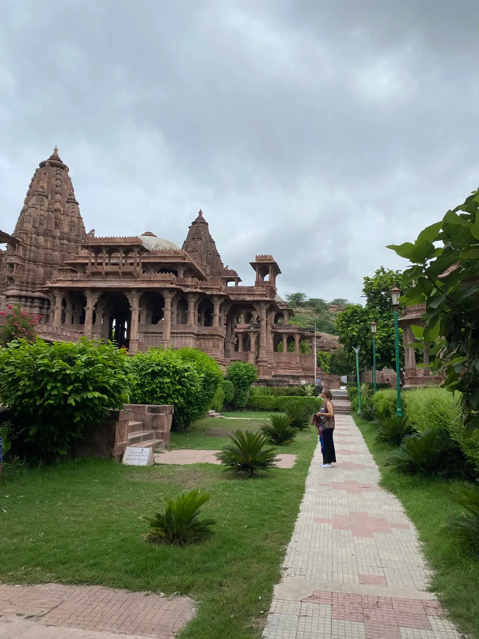 De cenotaaftempels van de Mandore Gardens bij Jodhpur