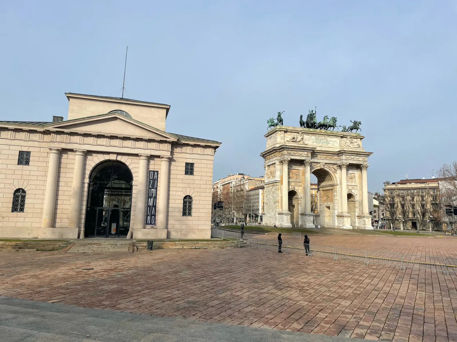 De Arco della Pace in Milaan, een grote triomfboog